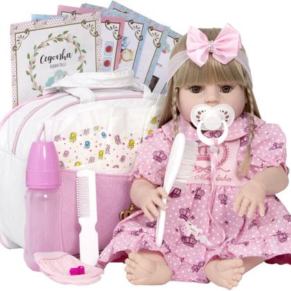 Imagem de Bebe Reborn Princesa Baby Alive 52 cm Loira Realista Barata