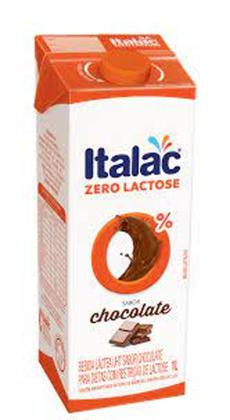 Imagem de Bebida lactea uht  sabor chocolate zero lactose 1l - ITALAC