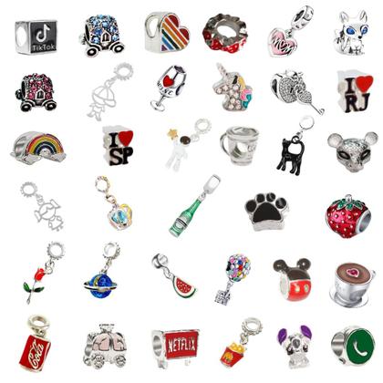 Imagem de Berloque Banhado A Pra Compatível Com Pandora Ou Vivara