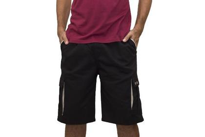 Imagem de Bermuda Cargo Slagbaai Plus Size Brim Cintura de Elástico até 175cm Ref 1005