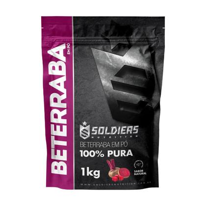 Imagem de Beterraba Em Pó 1Kg - 100% Puro - Soldiers Nutrition