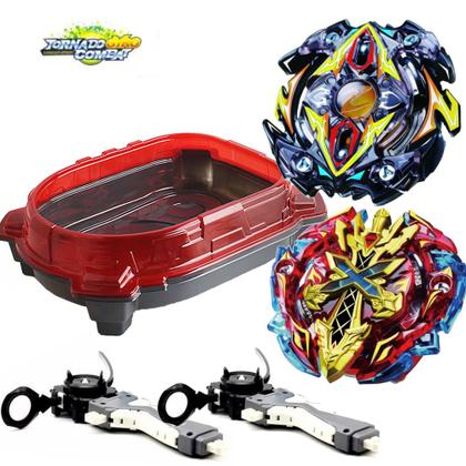 Imagem de Beyblade 2 lançadores 2 beys 1 arena - Tornado Gyro Combat