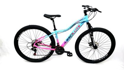 Imagem de Bicicleta Absolute Hera Aro 29 Quadro 15 Alumínio Azul e Rosa 21V .