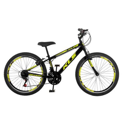 Imagem de Bicicleta Aro 24 Alumínio Kls Sport Gold Freio V-Brake Mtb 21 Marchas