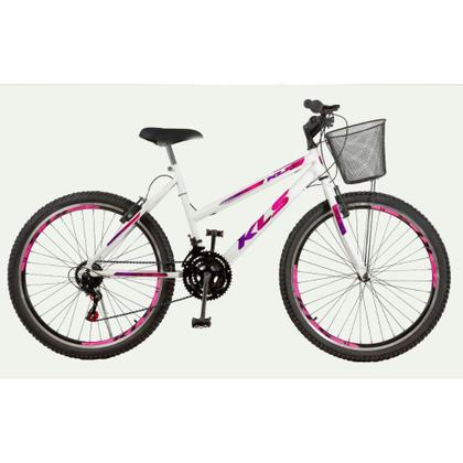 Imagem de Bicicleta Aro 26 Kls Sport Gold Freio V-Brake Mtb 21 Marchas Feminina