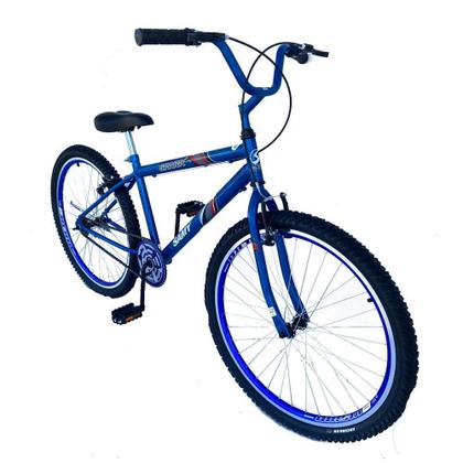 Imagem de Bicicleta Aro 26 Masculina Rebaixada Rodas Alumínio Aero Reforçado Freios V Brake