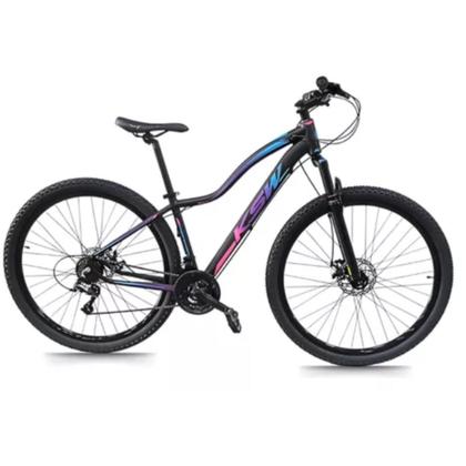 Imagem de Bicicleta Aro 29 Modelo Feminino KSW MWZA Alumínio 21 Velocidades MTB Freio Mecânico