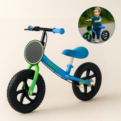 Imagem de Bicicleta De Equilíbrio Infantil Aro 12 Com Freio Traseiro Quadro Leve Guidão Ajustável E Rodas Resistentes Para Crianças A Partir De 2 Anos Até 25kg