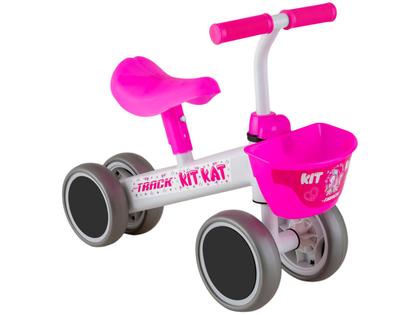 Imagem de Bicicleta de Equilíbrio Infantil TK3 Track Kit Kat Branca e Pink
