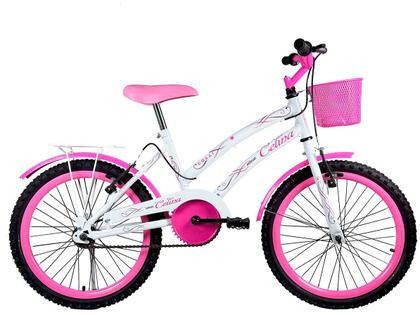 Imagem de Bicicleta Infantil Aro 20" Colli Celina Azul Celeste com Cestinha Freio V-Brake