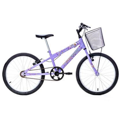 Imagem de Bicicleta Infantil Kiss Com Cesta Aro 20 Free Action