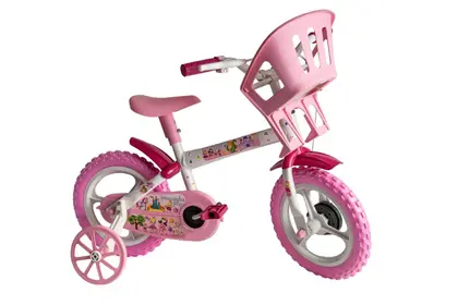 Imagem de Bicicleta Infantil Princesinhas Aro 12 Styll Baby para menina rosa princesa