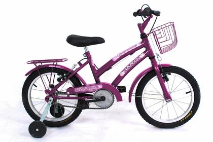 Imagem de Bicicleta Menina Infantil Aro 16 Completa C/ Cesta Feminina