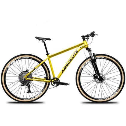 Imagem de Bicicleta MTB  Em Alumínio Aro 29 Absolute Nero 5 1x12v Pedivela Single Coroa Unica Catraca Cassete 11/50D Freio a Dsico Garfo de Suspensão 