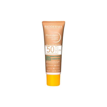 Imagem de Bioderma Photoderm Nude Touch Mineral FPS 50+ Escuro Protetor Solar Facial Natural 40ml