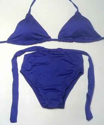 Imagem de Biquíni cortininha com bojo cintura alta laço todo forrado