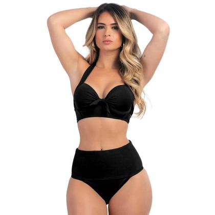 Imagem de Biquíni Meia Taça Com Bojo Sustentação E Calcinha Hot Pant