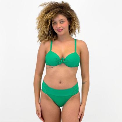 Imagem de Biquíni Sol Pleno Liso com Bojo Tanga Feminino