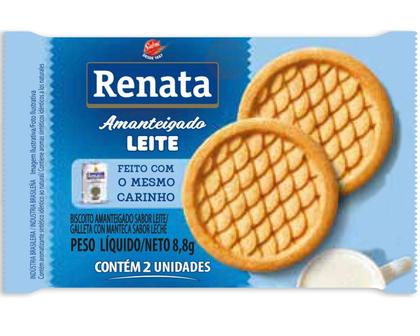 Imagem de Biscoito Amanteigado Em Sache Renata Leite - 280 Und