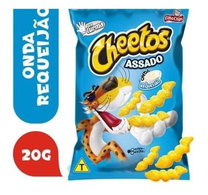 Imagem de Biscoitos Salgadinhos Cheetos Requeijão Caixa C/ 10 De 20g
