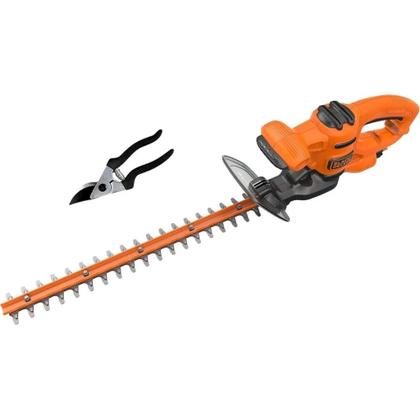Imagem de Black Decker Aparador de Grama e Cerca Viva, com Tesoura de Poda, Alta Potência de Corte e Precisão, Modelo Beht201k, 110v