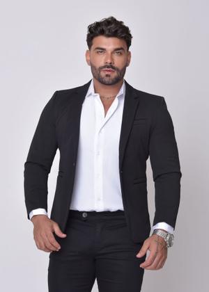 Imagem de Blazer Masculino Jaqueta Casaco Slim Fit Premium Super Luxo pronta entrega Brasil