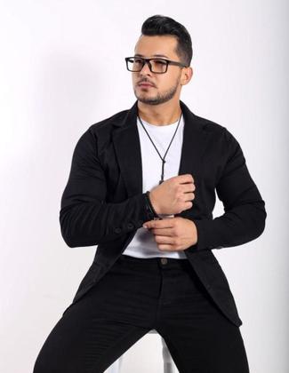 Imagem de Blazer masculino slim com elastano
