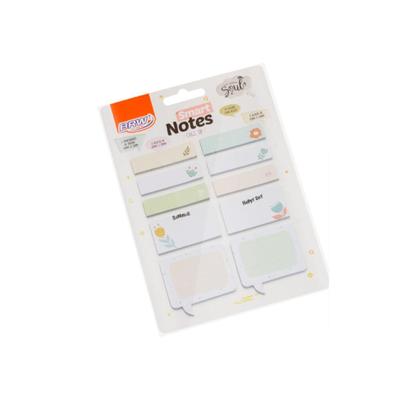 Imagem de Bloco Adesivo BRW Smart Notes Call Up Floral 10 Blocos Com 25Fls