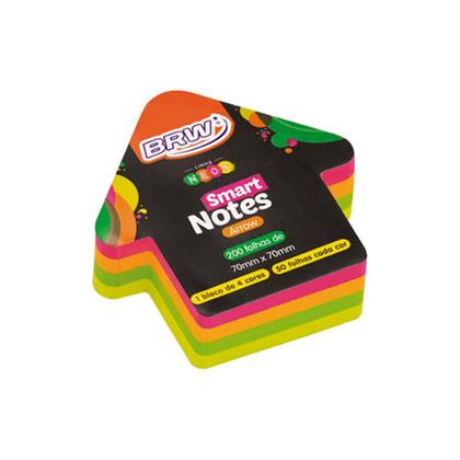 Imagem de Bloco de Anotações 70x70mm Seta Neon Smart Notes 200 folhas