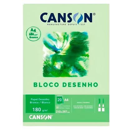 Imagem de Bloco de Papel Desenho A4 Canson 180g Linha Tecnica 20 Folhas