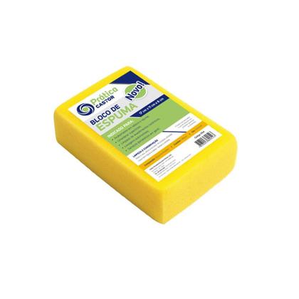 Imagem de Bloco espuma amarela 6x11x17cm - Castor Linha Prática