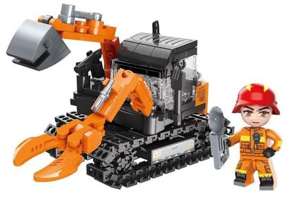 Imagem de Blocos De Montar Escavadeira Multi Braços 176 Peças - Qman