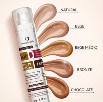 Imagem de Blur D Firmador Antirugas Dmae Fps99 Bege Médio Cosmobeauty