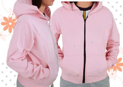 Imagem de Blusa De Moletom C/ Zíper Coats Feminino Com Capuz