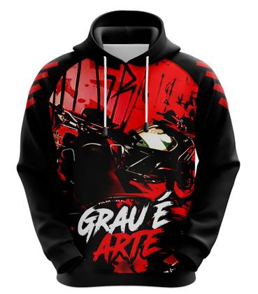 Imagem de Blusa de Moletom Frio Grau Corte 244 Moto Quebrada Favela