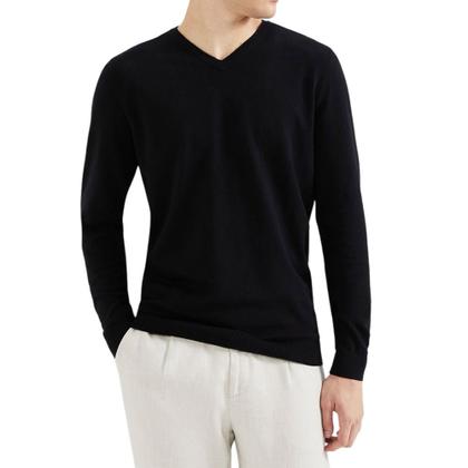 Imagem de Blusa Masculina Hering ML Sueter Tricot Preta - K0WEN1