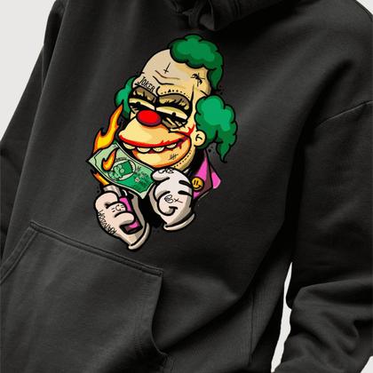 Imagem de Blusa Moletom Genuine Grit Masculina Estampada Algodão 30.1 Joker Simpsons