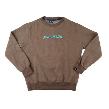 Imagem de Blusa Moletom Infantil Freesurf QR Marrom - 1310