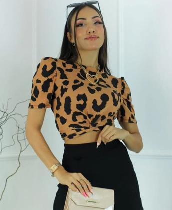 Imagem de Blusa Moon Torcido Animal Print