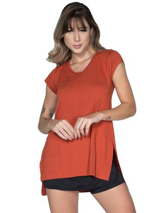 Imagem de Blusa Mullet Fitness Vekyo Modas Feminina Tapa Bumbum Manga Curta Roupa de Academia Casual 