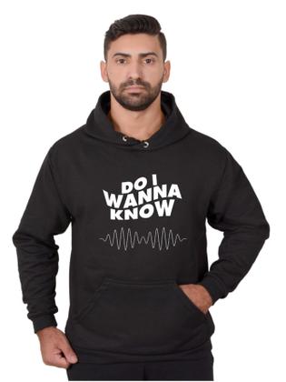 Imagem de Blusa Rapper Moletom Masculina Desenho 3D Com Bolso e Capuz Preto