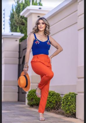 Imagem de Blusa Regata Feminino Azul