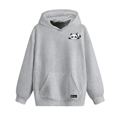 Imagem de Blusão Moletom Canguru Panda Infantil Personalizado com Capuz e Bolso