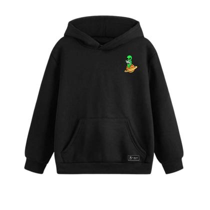 Imagem de Blusão Moletom Canguru Saturno Et Infantil Personalizado com Capuz e Bolso