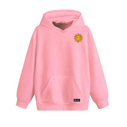 Imagem de Blusão Moletom Canguru Sol Infantil Personalizado com Capuz e Bolso