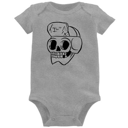 Imagem de Body Bebê Skull Skeleton - Foca na Moda
