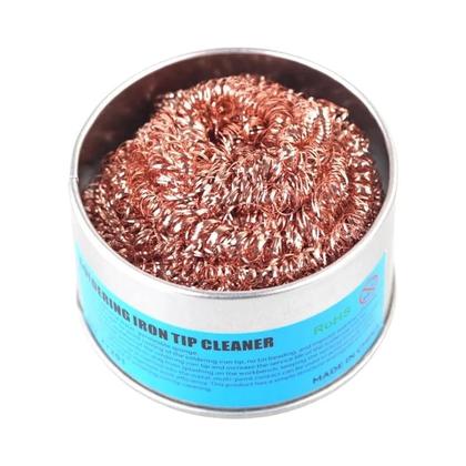 Imagem de Bola De Limpeza De Fio De Cobre Para Absorção De Resíduos De Soldagem, Limpador De Fio De Aço Para