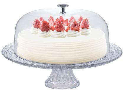 Imagem de Boleira de Vidro com Tampa Ruvolo Sweet Cake 30cm