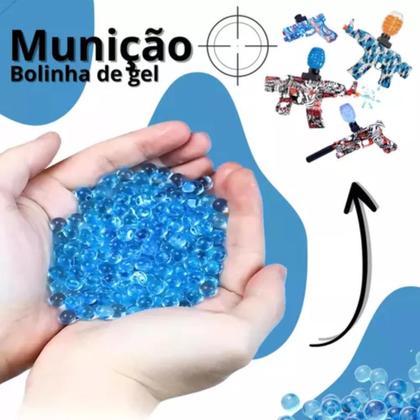 Imagem de Bolinhas para Arminha de Gel Brinquedo Lança Bolinhas 