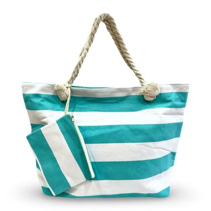 Imagem de Bolsa De Praia Grande + Bolsinha Feminina Verão moda Praia